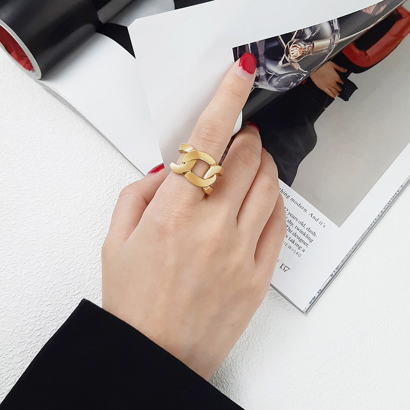 Cross-Border Jewelry Stainless Steel Chain Ring Holder