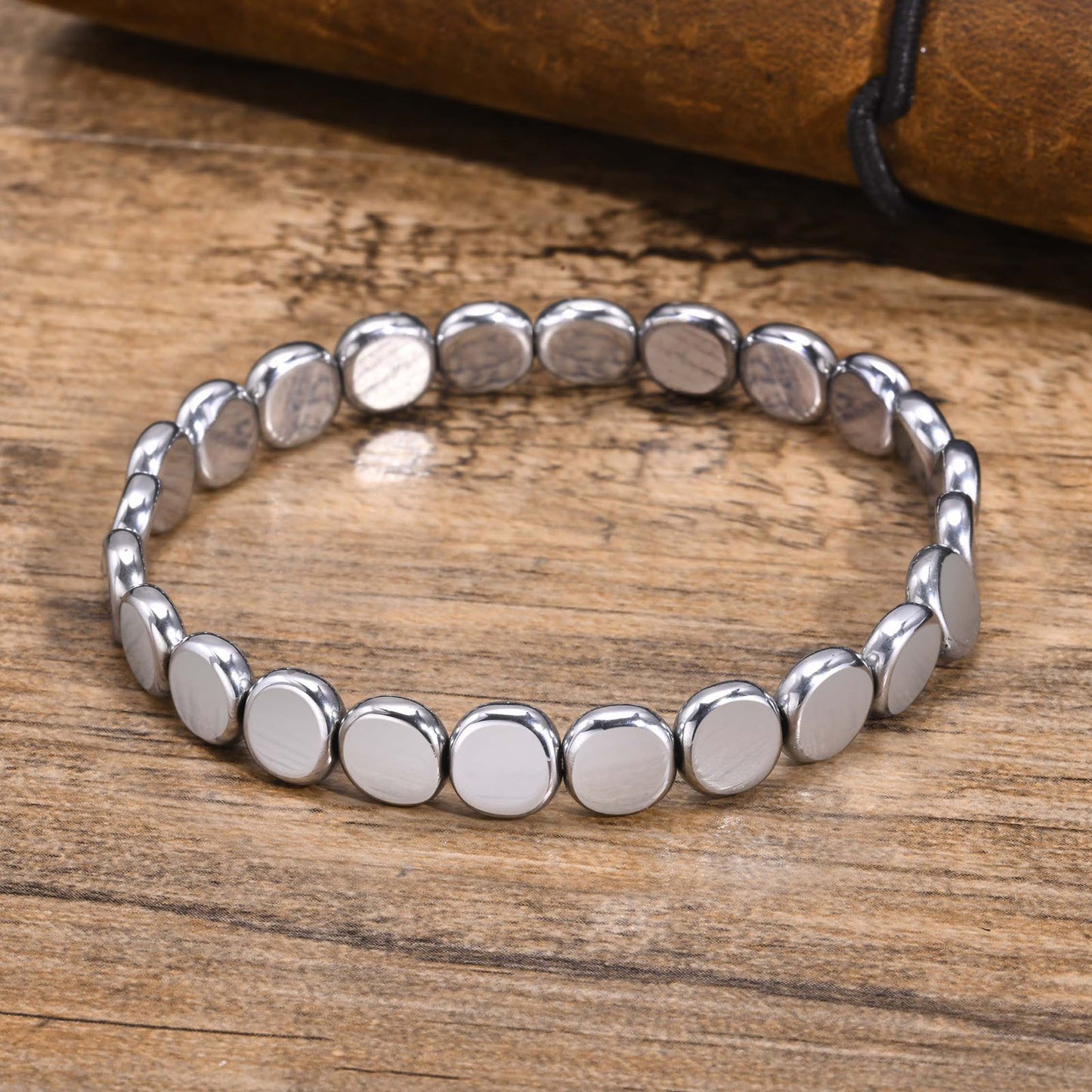 Simple And Personalized Jewelry Black Gallstone Bracelet