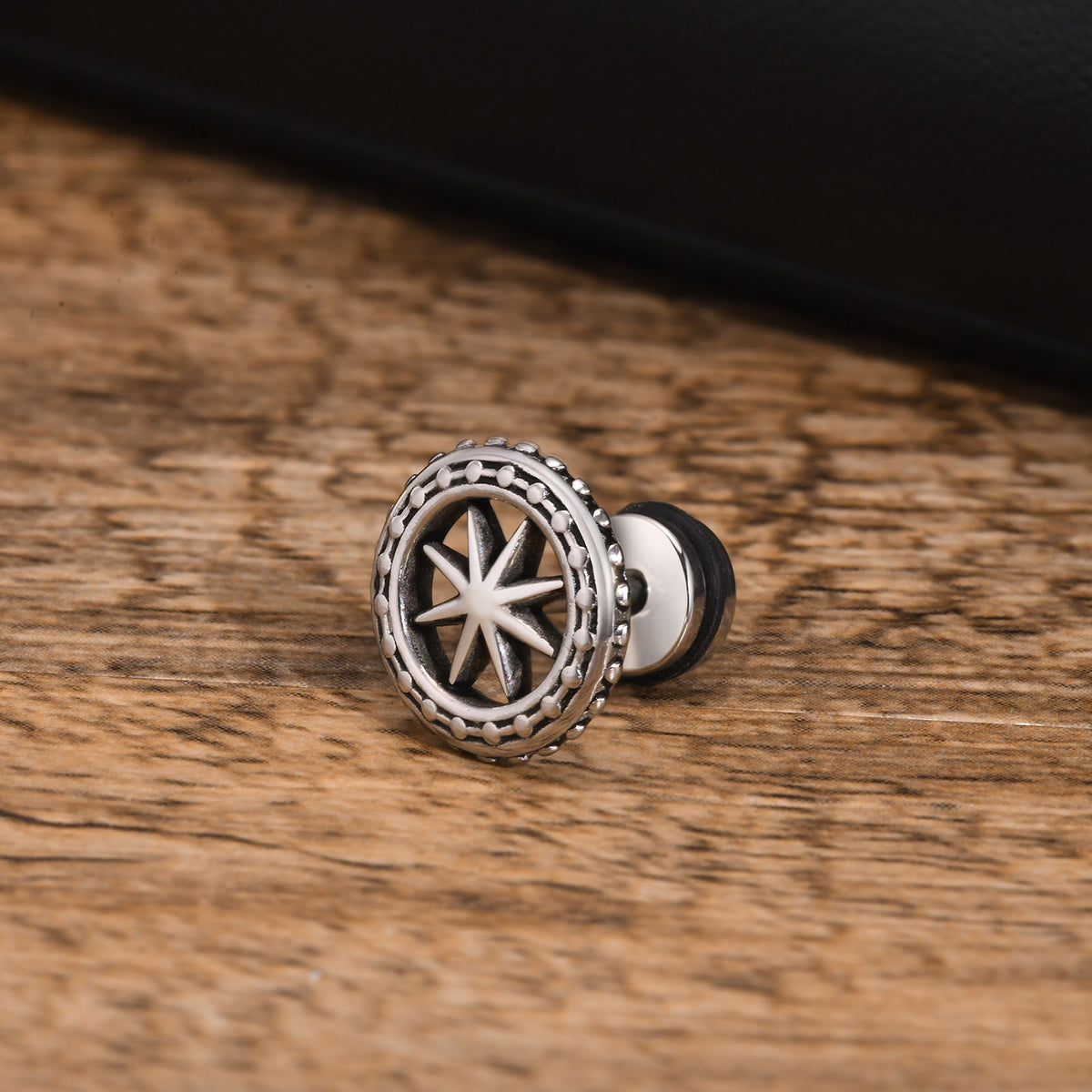 Modern Stainless Steel Earring — Single