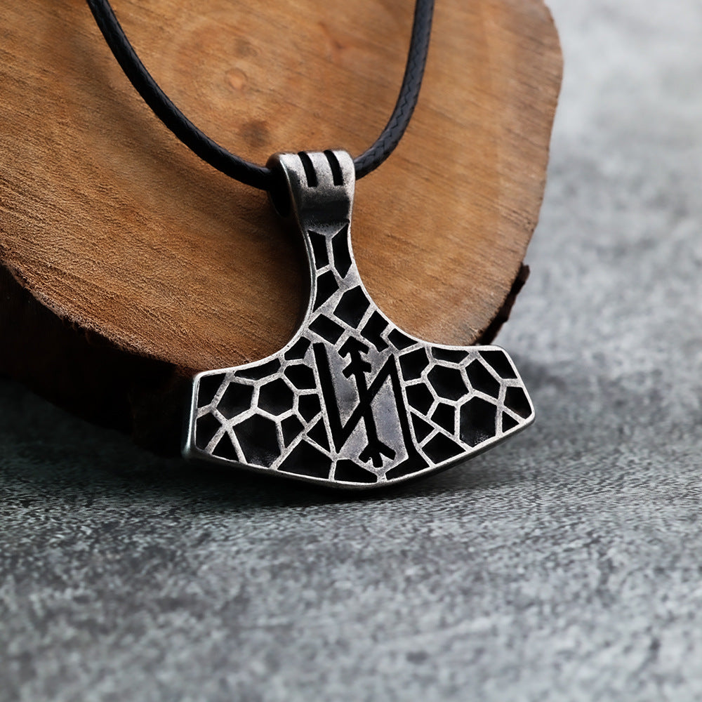 Amazon's New Viking Rune Pendant Men's Retro Necklace