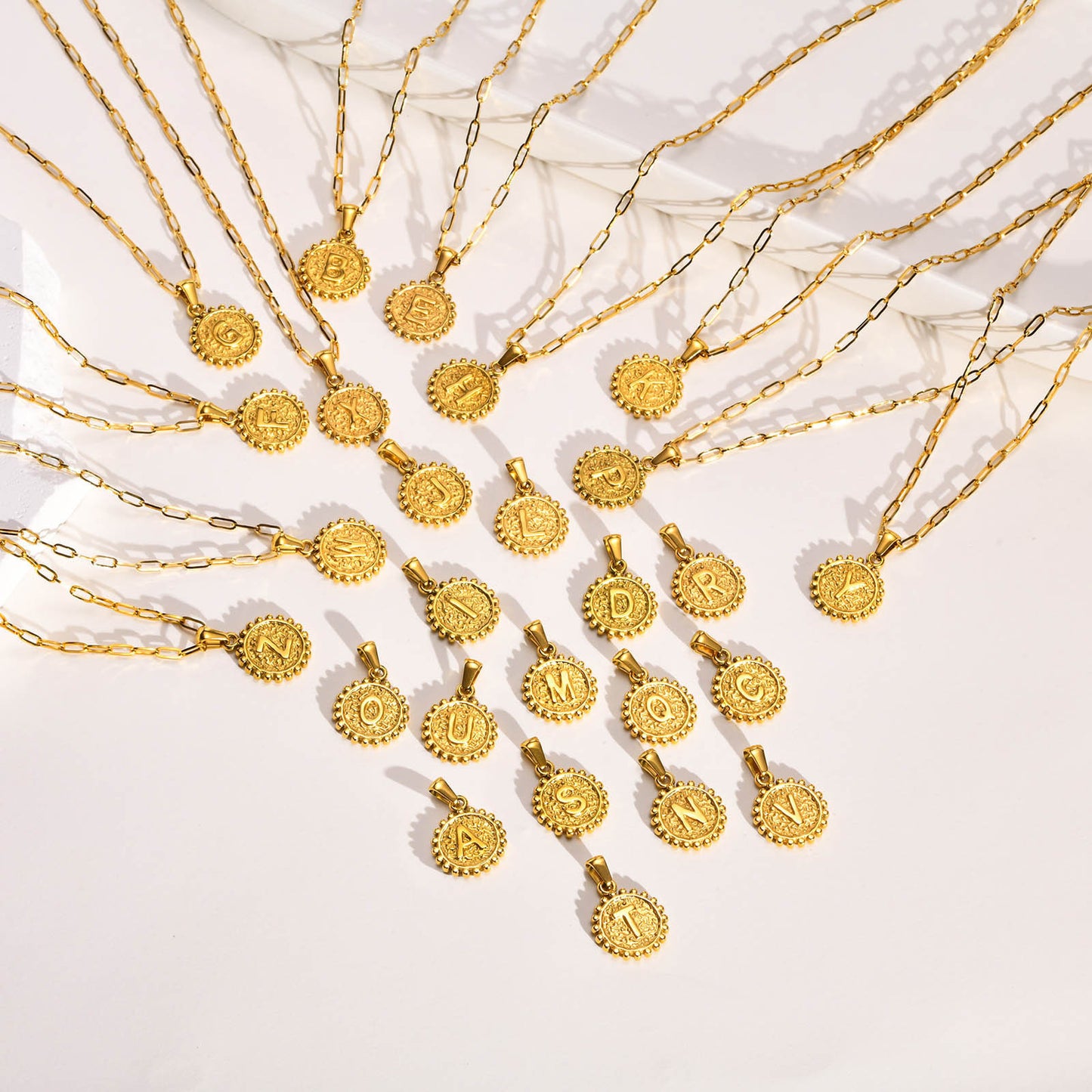 Cross-Border 26-Letter Pendant Necklace Wholesale Women’s Jewelry