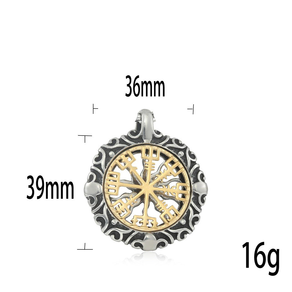 European And American Stainless Steel Hollow Guide Pendant