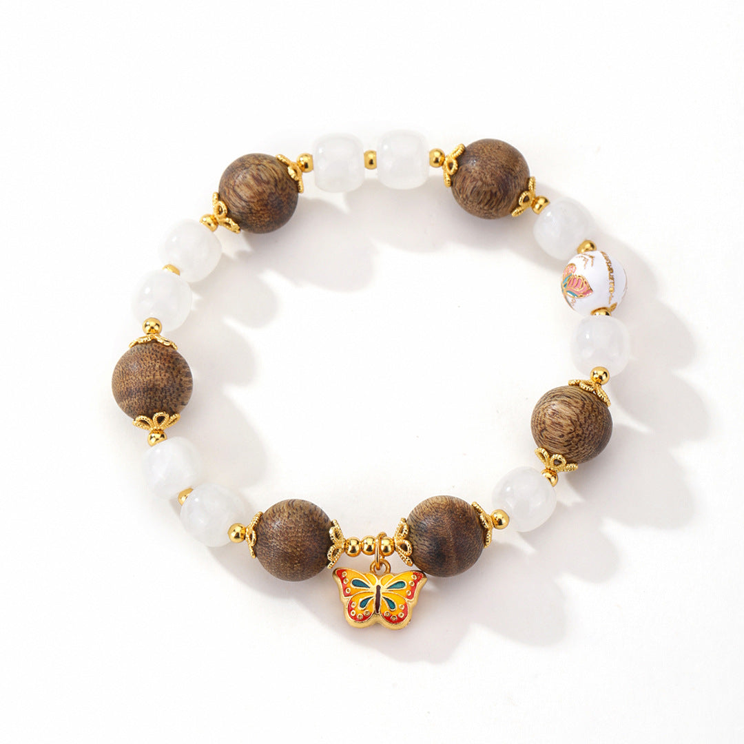 Butterfly Agarwood Women's Bracelet
