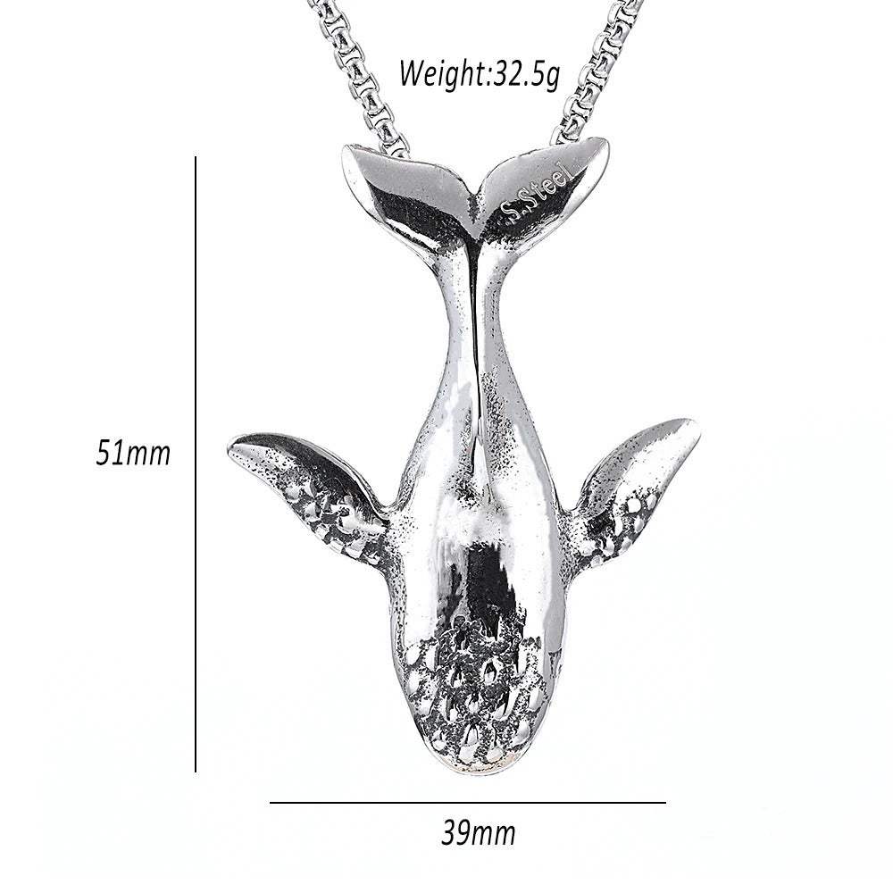Punk Hip-Hop Stainless Steel Men's Pendant Necklace