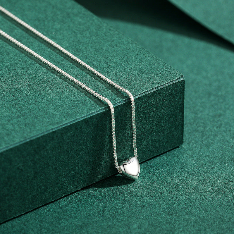 Simple Sterling Silver Love Necklace