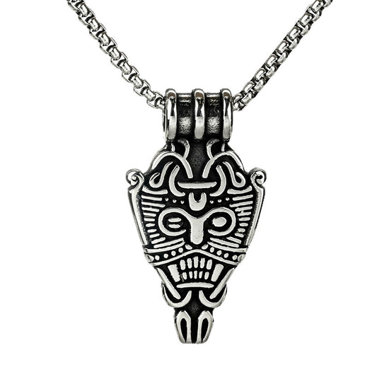 Vintage Viking Stainless Steel Men's Pendant Necklace