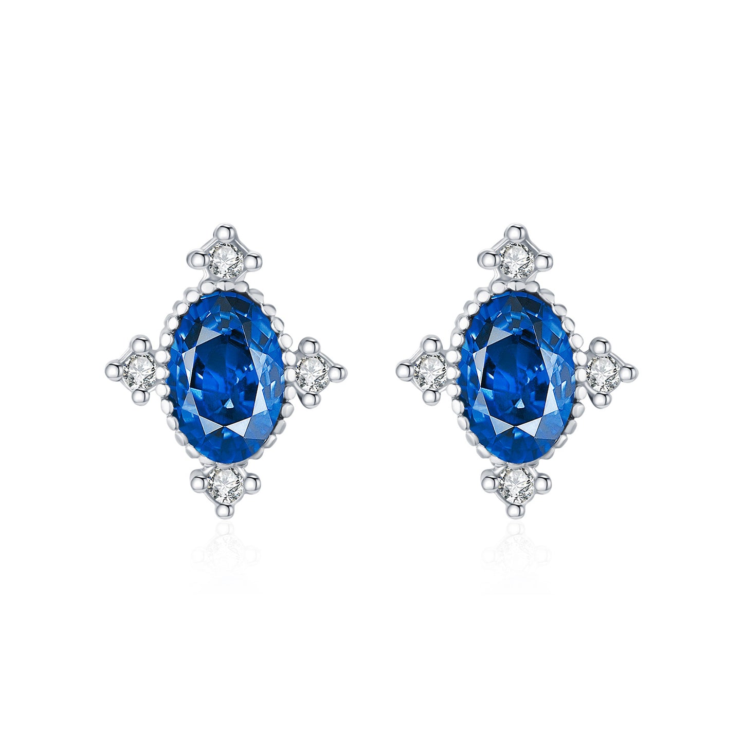 Planderful Everyday Genie Earrings – Exquisite Blue Zircon Design