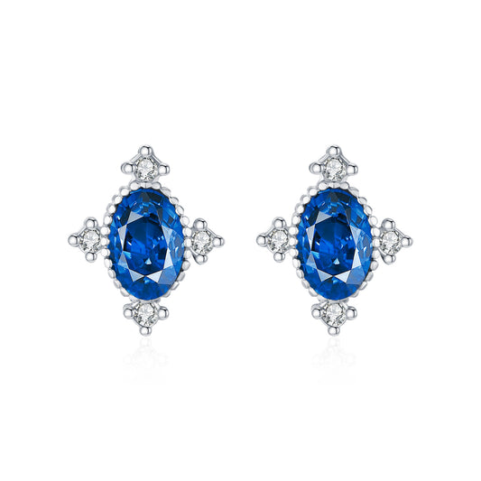 Planderful Everyday Genie Earrings – Exquisite Blue Zircon Design