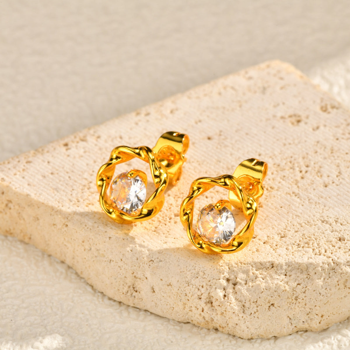 Zircon Vintage Earrings