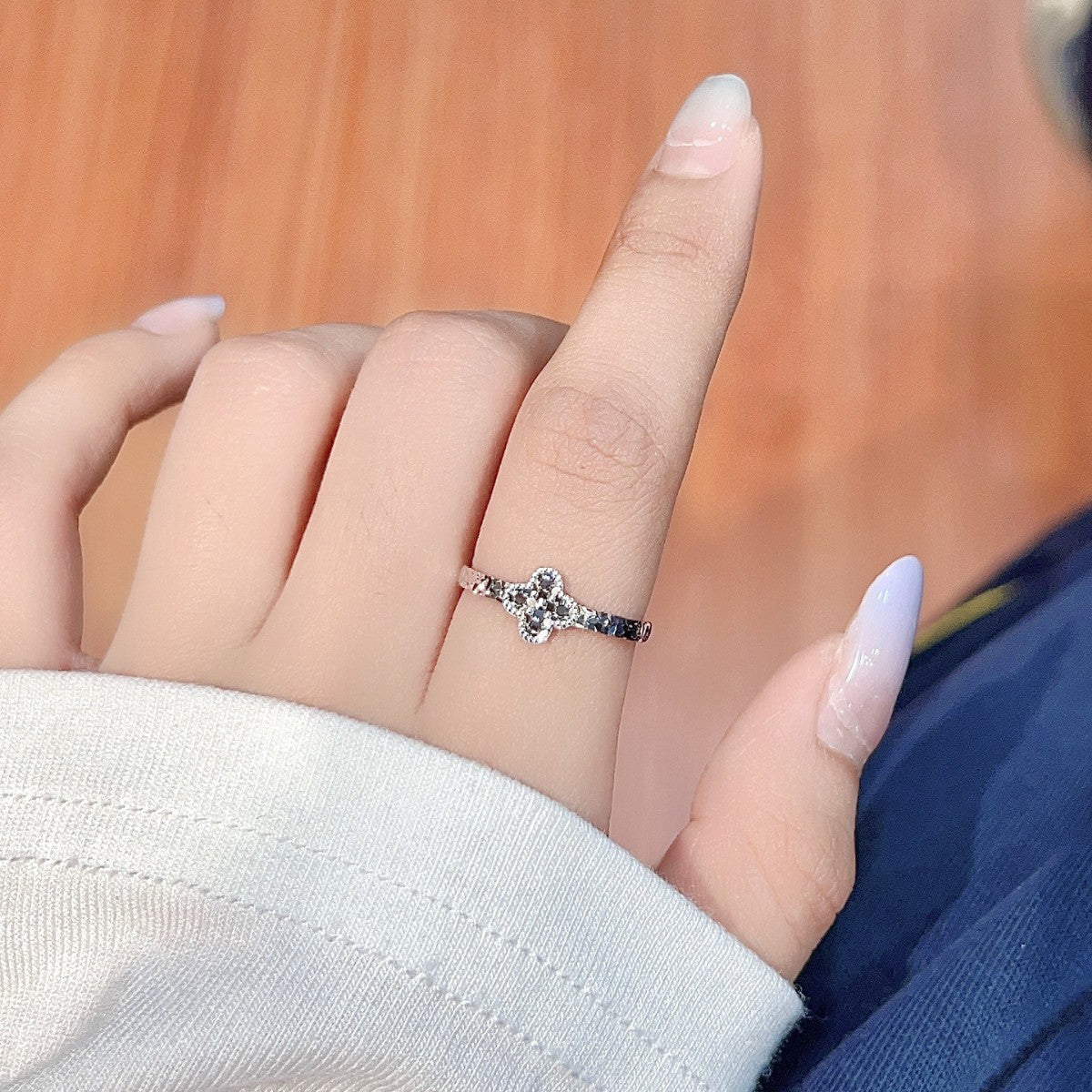 Clover Lucky S925 Sterling Silver Ring