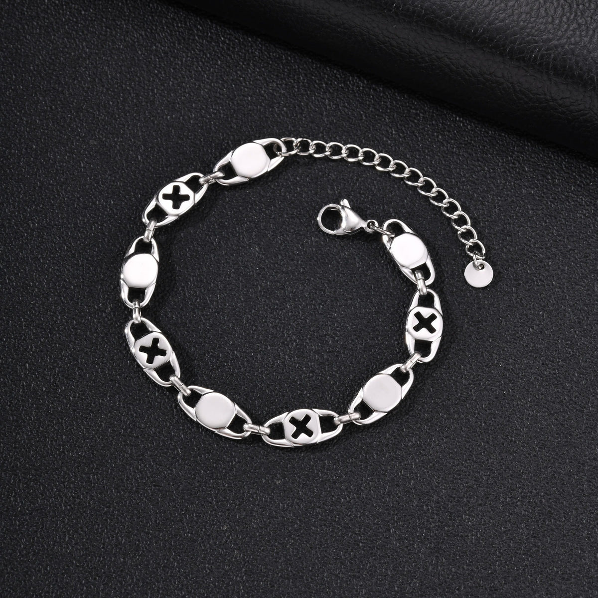 Cross Stainless Steel Bracelet