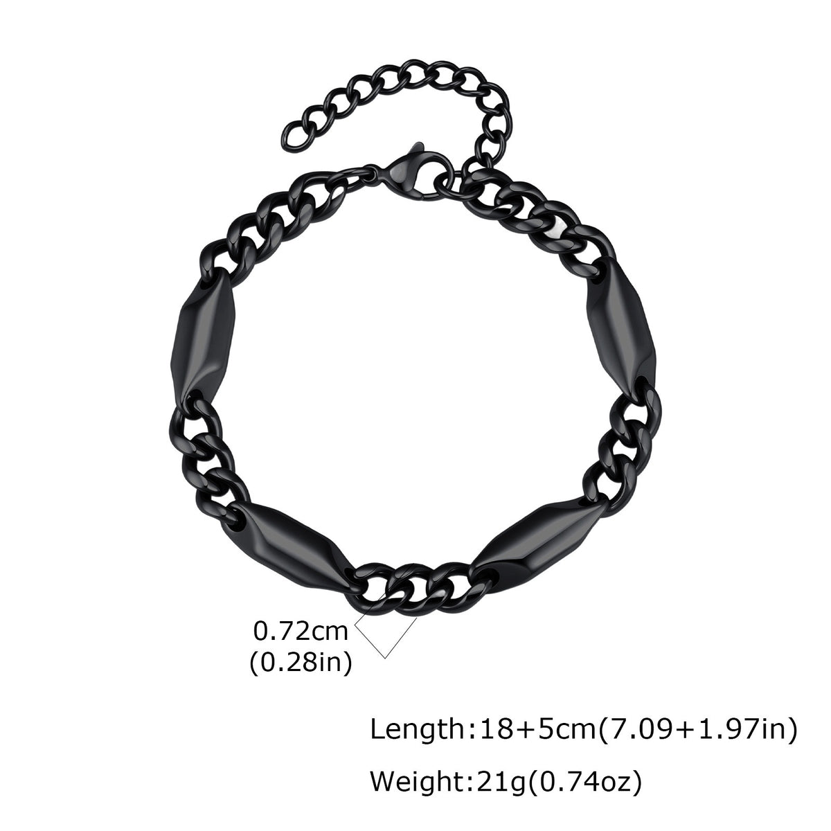 Cuban Chain Stainless Steel Bracelet for Men