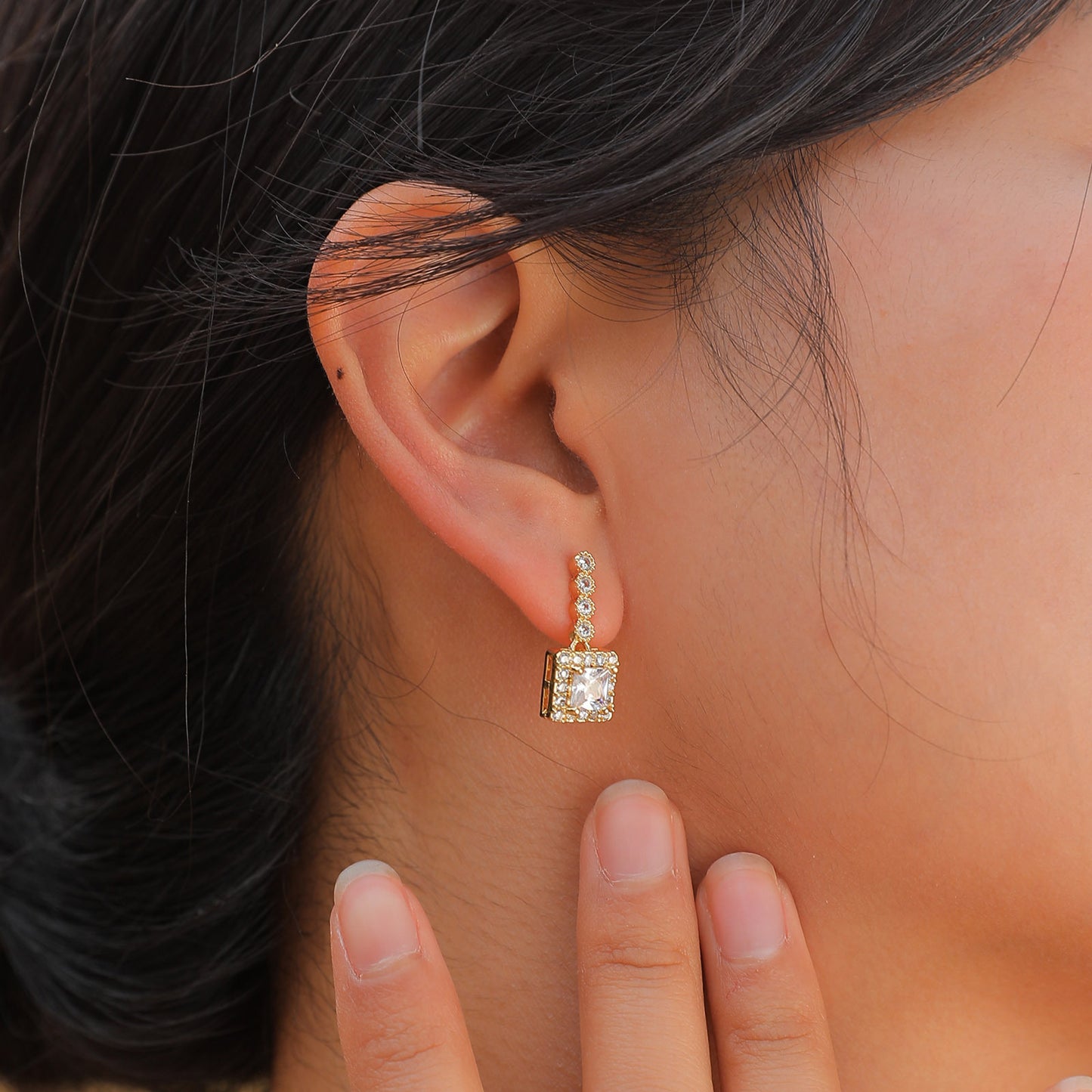 Earrings Zircon Earrings Gold Earrings Women's Fashion Jewelry Wholesale