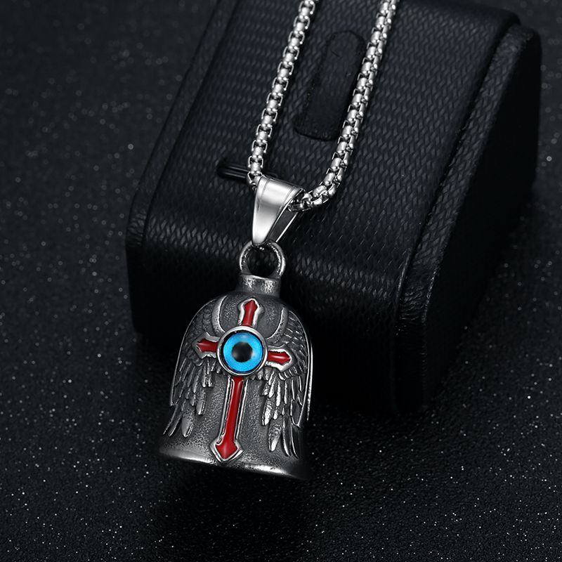 Vintage Cross Wing Stainless Steel Jewelry
