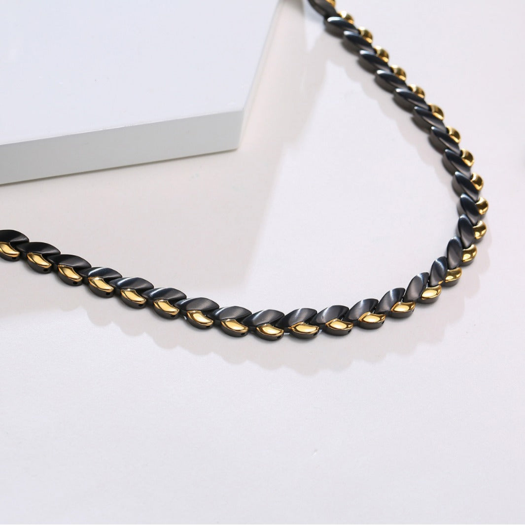 European And American Jewelry Magnetic Titanium Necklace For Men
