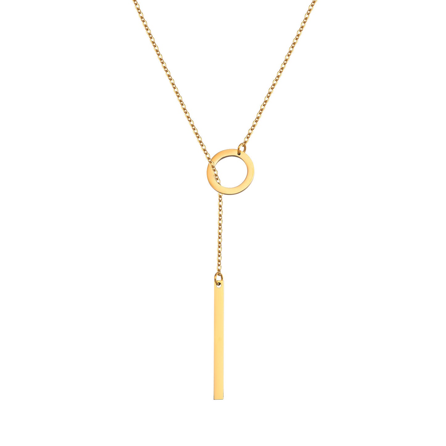 A Variety Of Y-Shaped Necklace – Women's Gold Imitation Pearl Tassel Stacked With Style