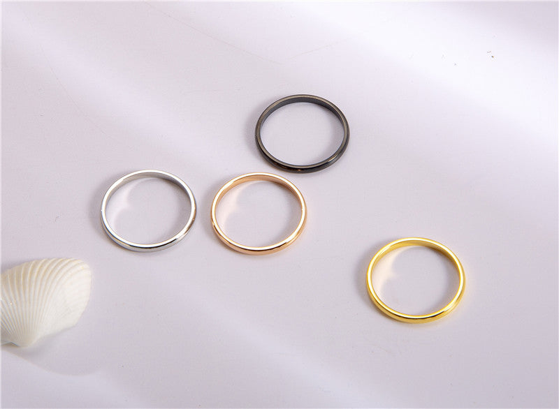 Planderful Everyday Genie Tungsten Gold Ring For Women Unisex Bold Durable Scratch Resistant