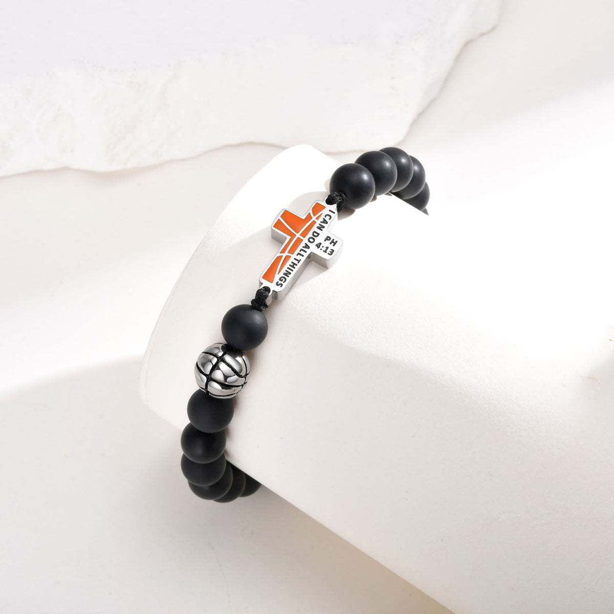 Cross Braided Stainless Steel Bracelet