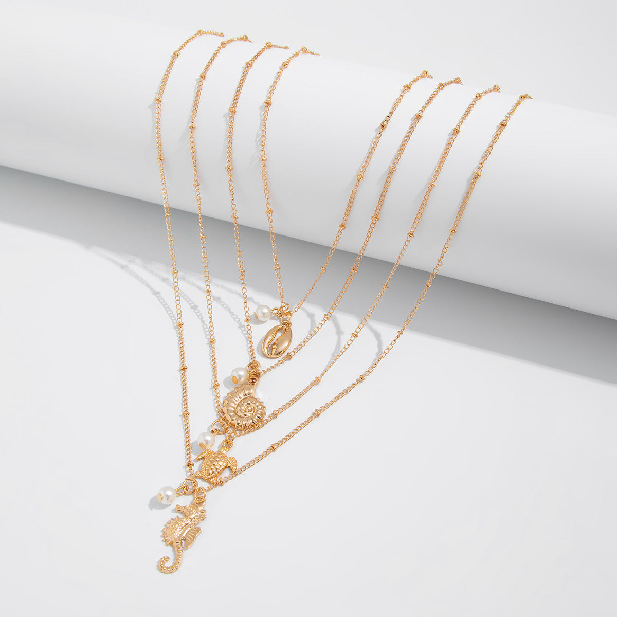 Planderful Vienna Verve Necklace – Elegant Multi-Layered Design