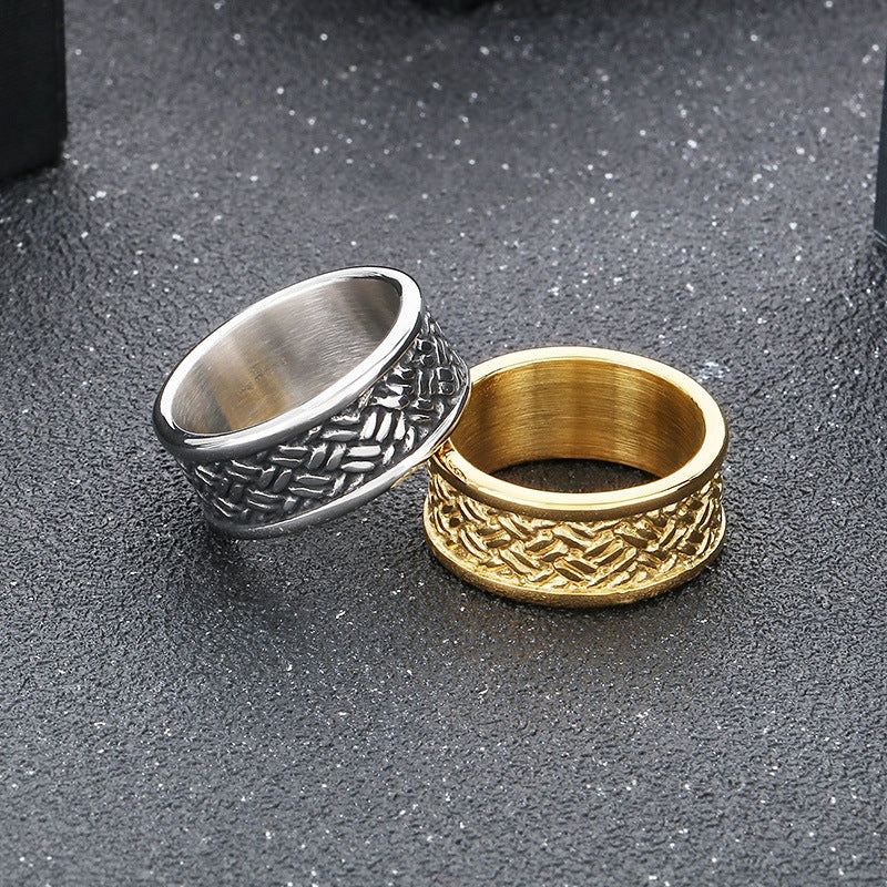 Planderful Mens Stainless Steel Personalized Ring For Men