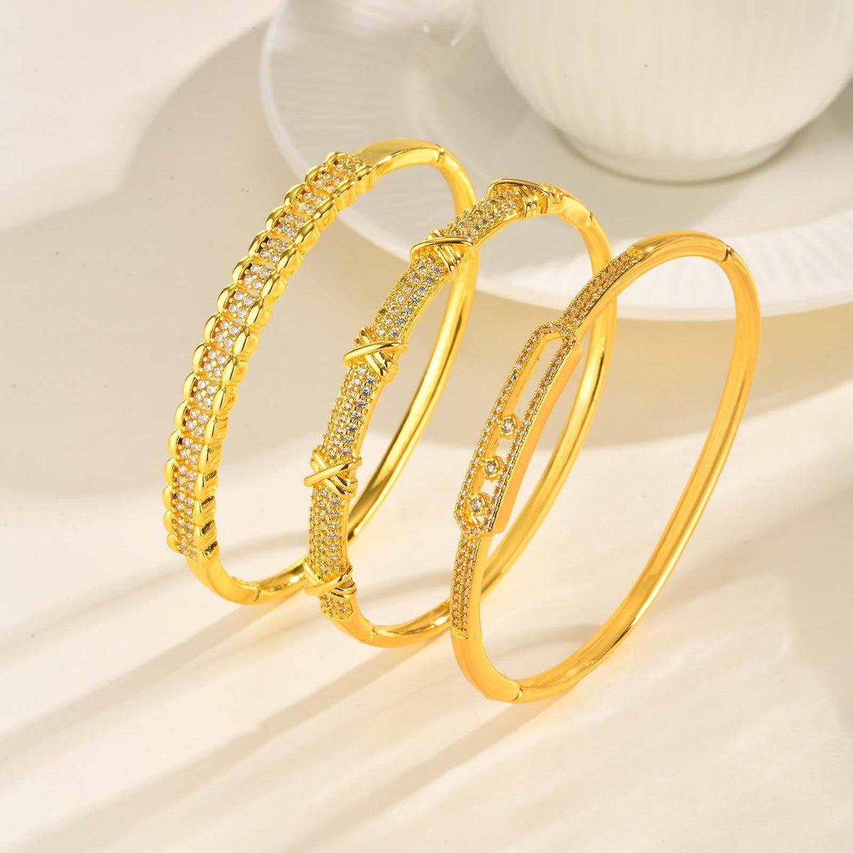 Zircon Copper Bracelet