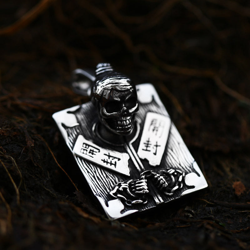 Retro-Inspired Titanium Steel Pendant for Men - Unique Creative Accessories from Europe and the USA