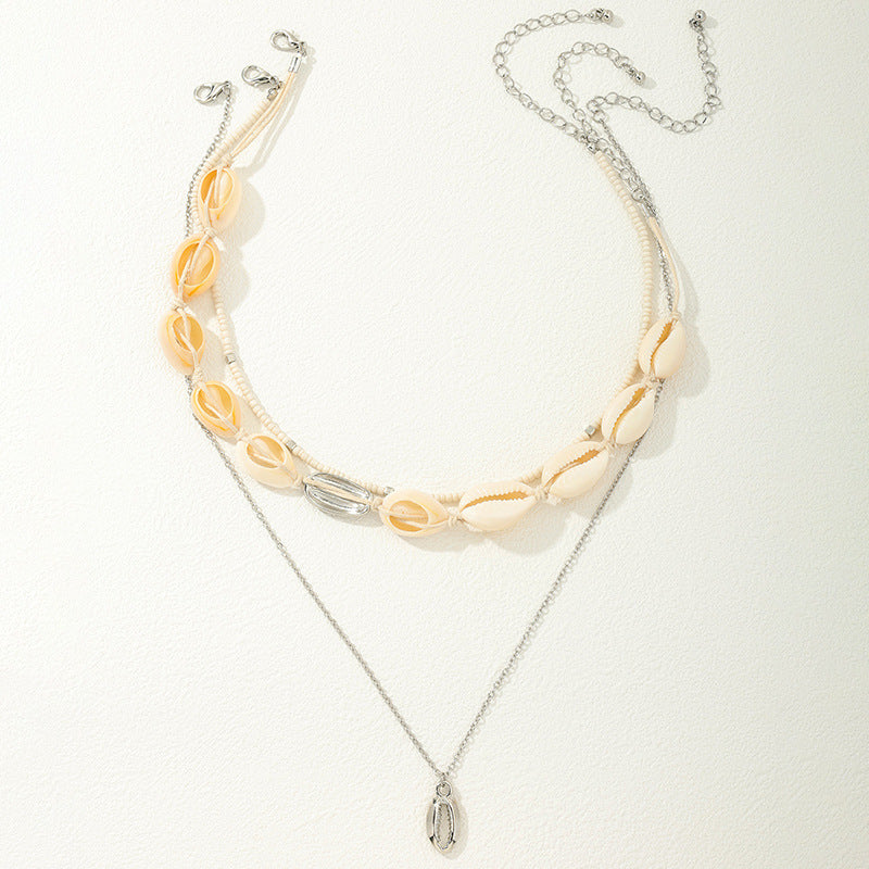 Shell Bead Necklace Set - Vienna Verve Collection