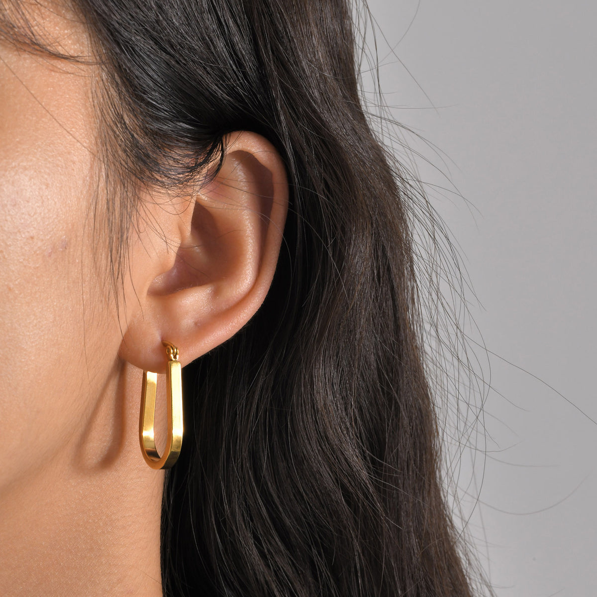 Sculptural Gold-Tone Hoop Earrings — 3 Styles