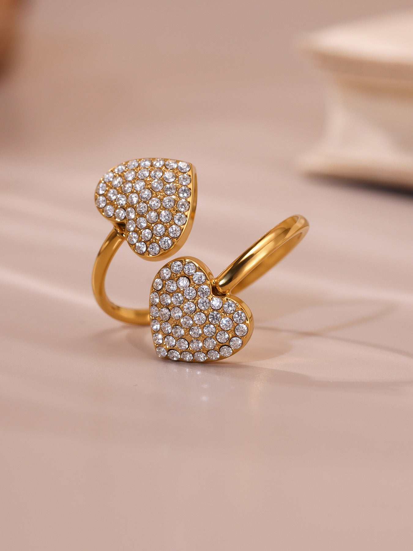 Planderful Everyday Genie Elegant Stainless Zircon Ring 7