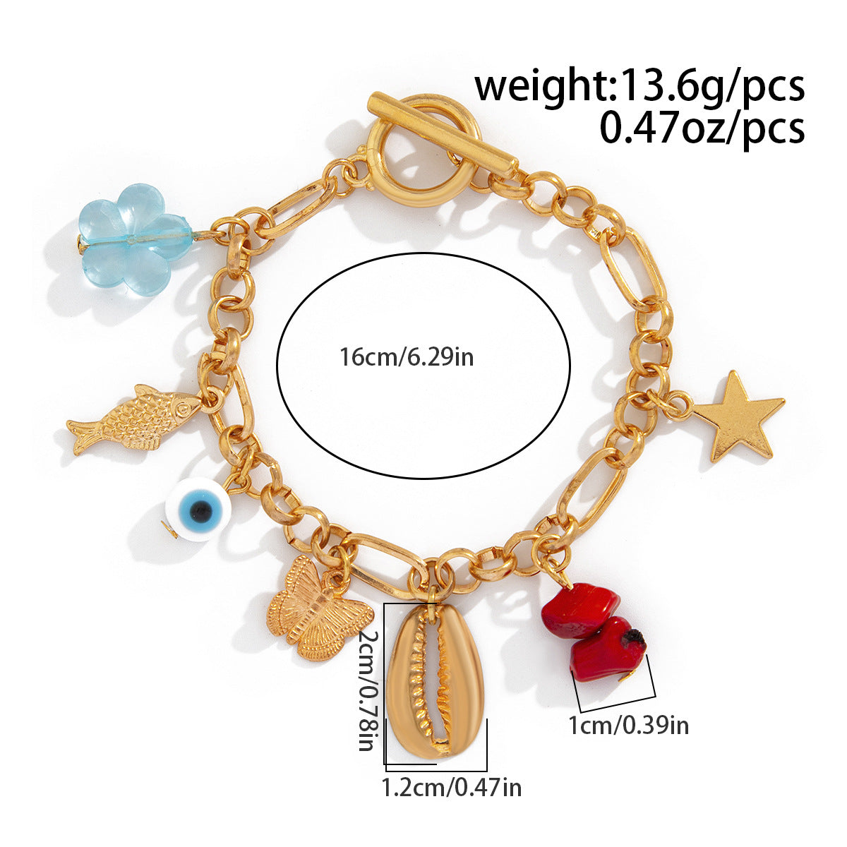 Planderful Vienna Verve Butterfly Star OT Buckle Bracelet For Women Personalized Chic Statement Accessory