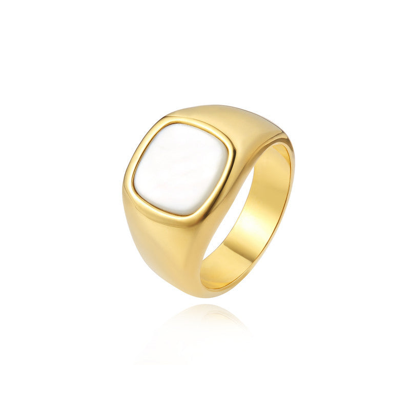 Planderful Everyday Genie Titanium Steel Ring Unisex Stylish Durable Comfort For Men And Women