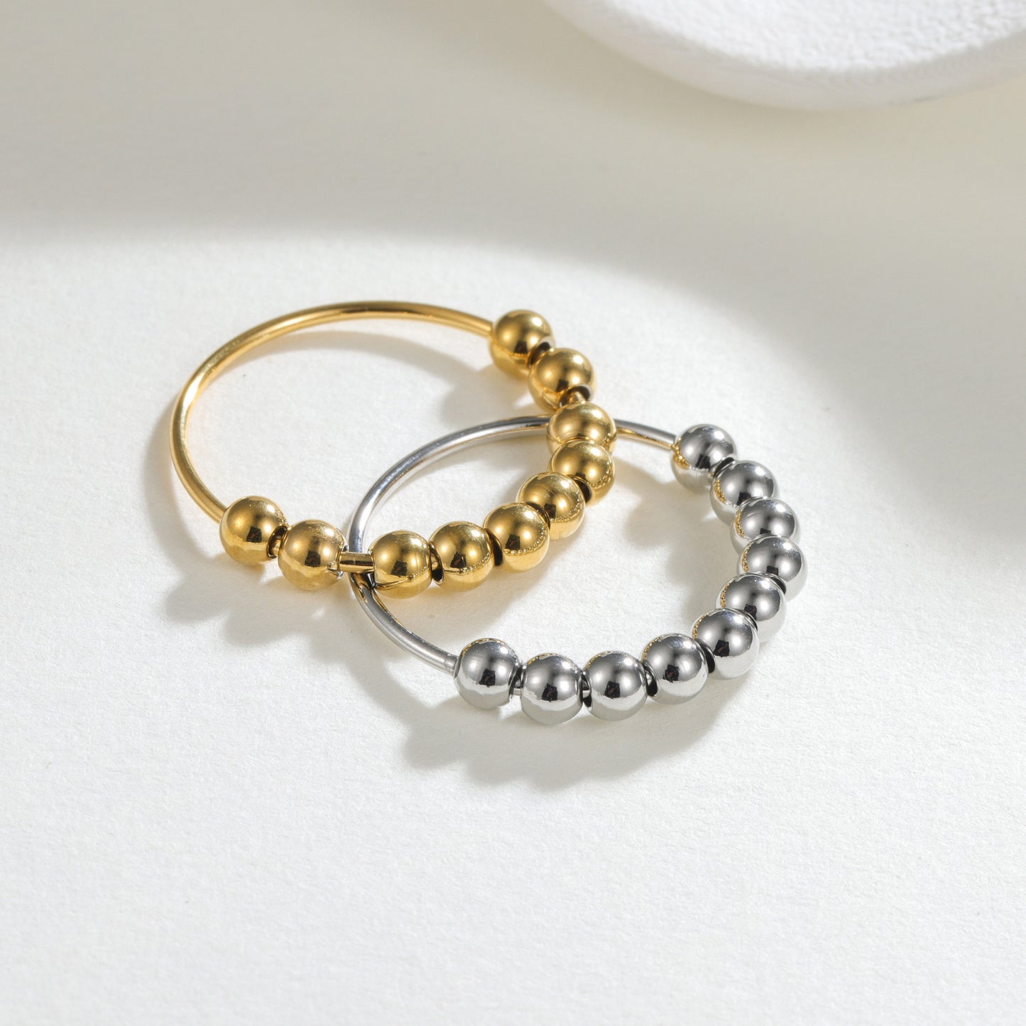 Planderful Rotating Anxiety Relief Bead Ring For Busy Minds