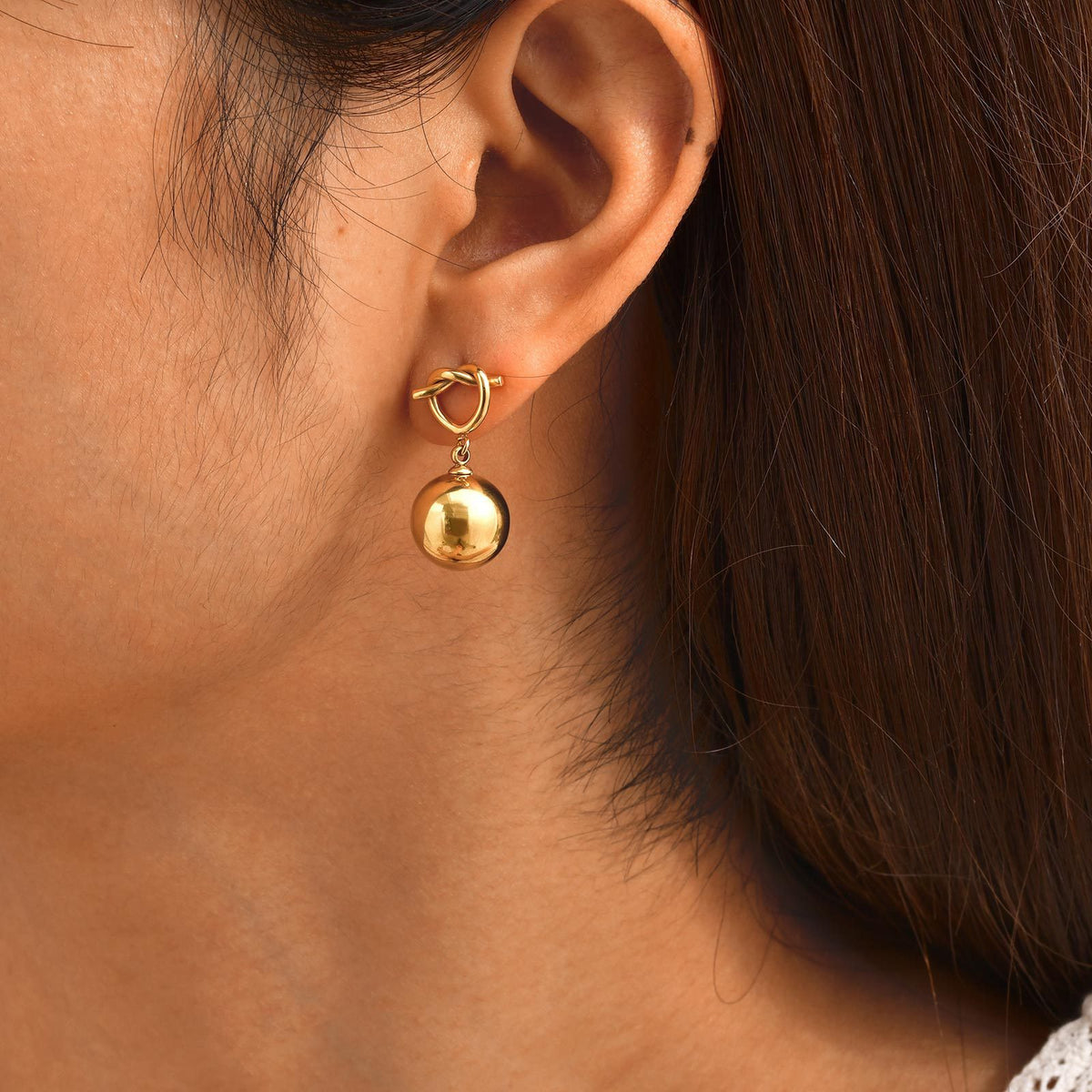 Stainless Steel Heart Earrings
