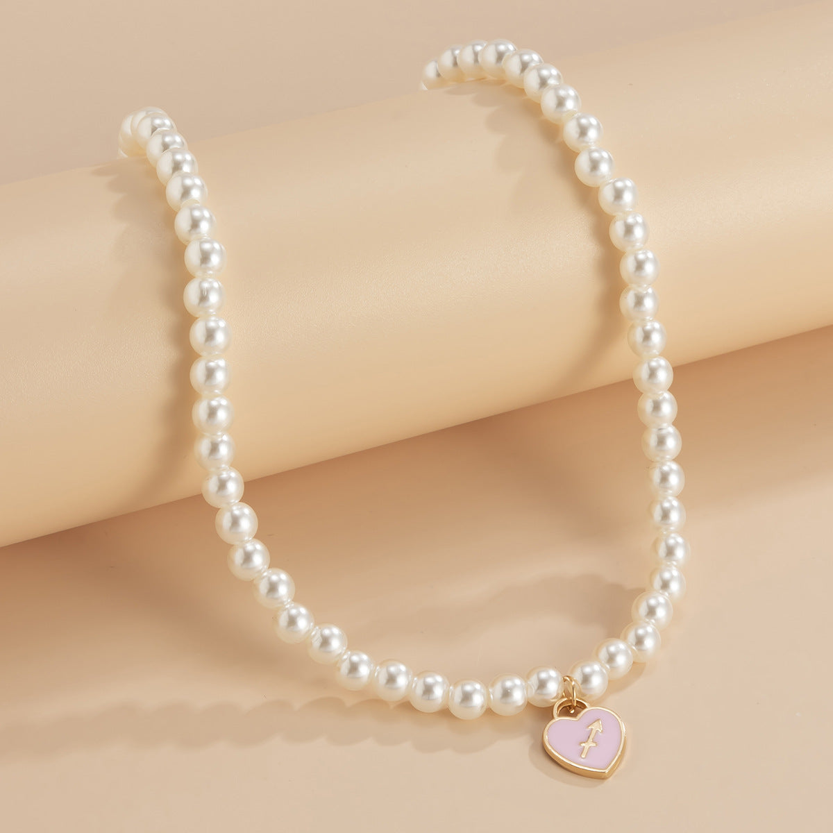 Planderful Vienna Verve Constellation Imitation Pearl Clavicle Necklace For Fashionable Women Double Sided Pendant