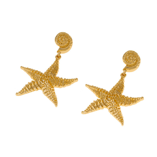 Planderful Vienna Verve Earrings – Stylish Metallic Ocean Series Design