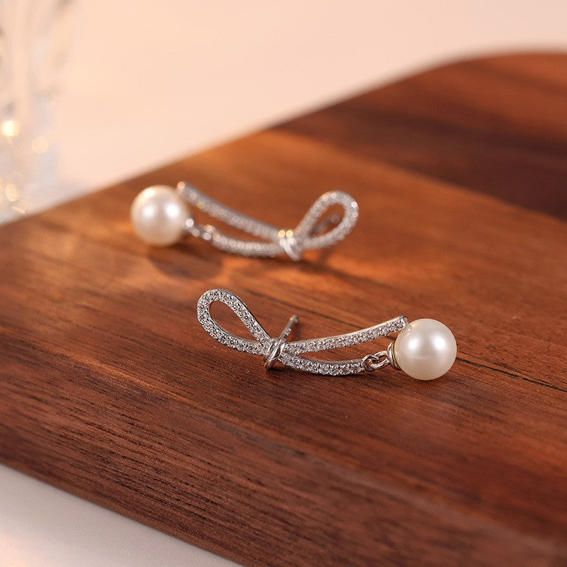 Pearl Elegant 925 Sterling Silver Women's Earrings