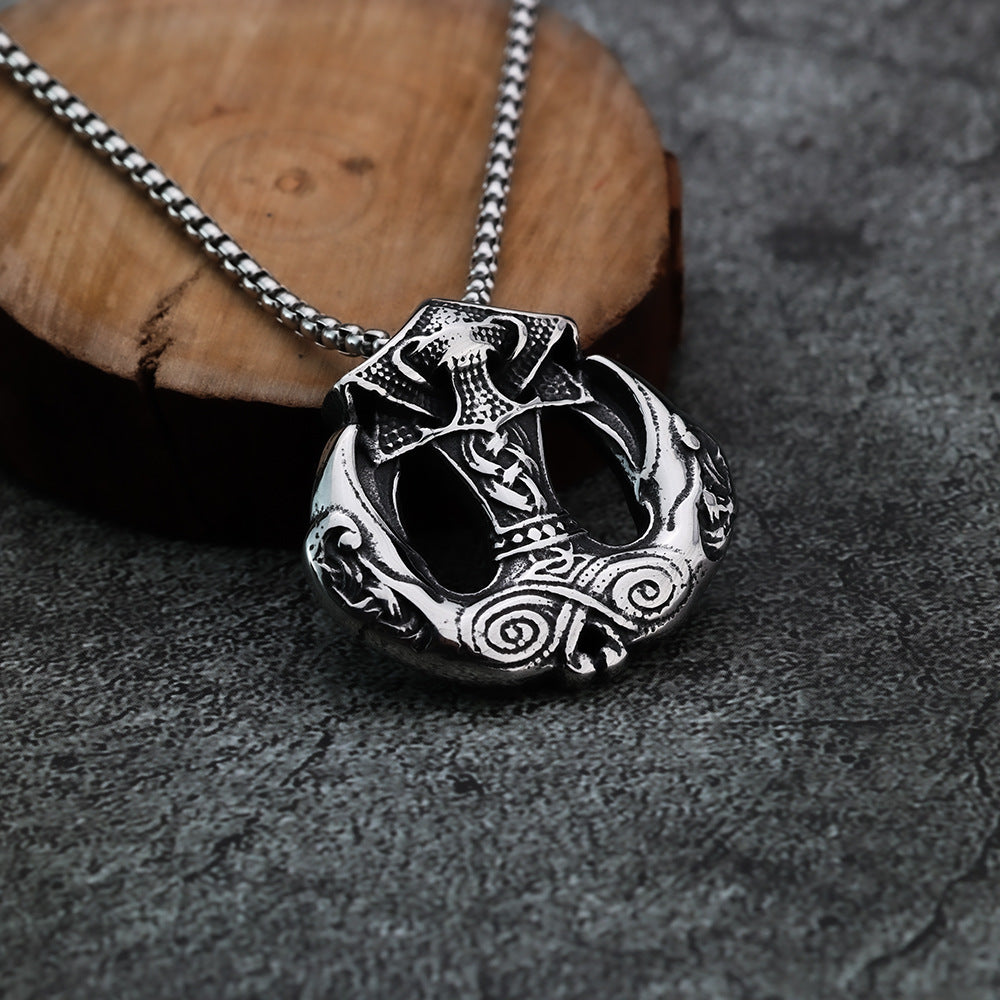 European And American Style Viking Pendant Necklace Jewelry For Men