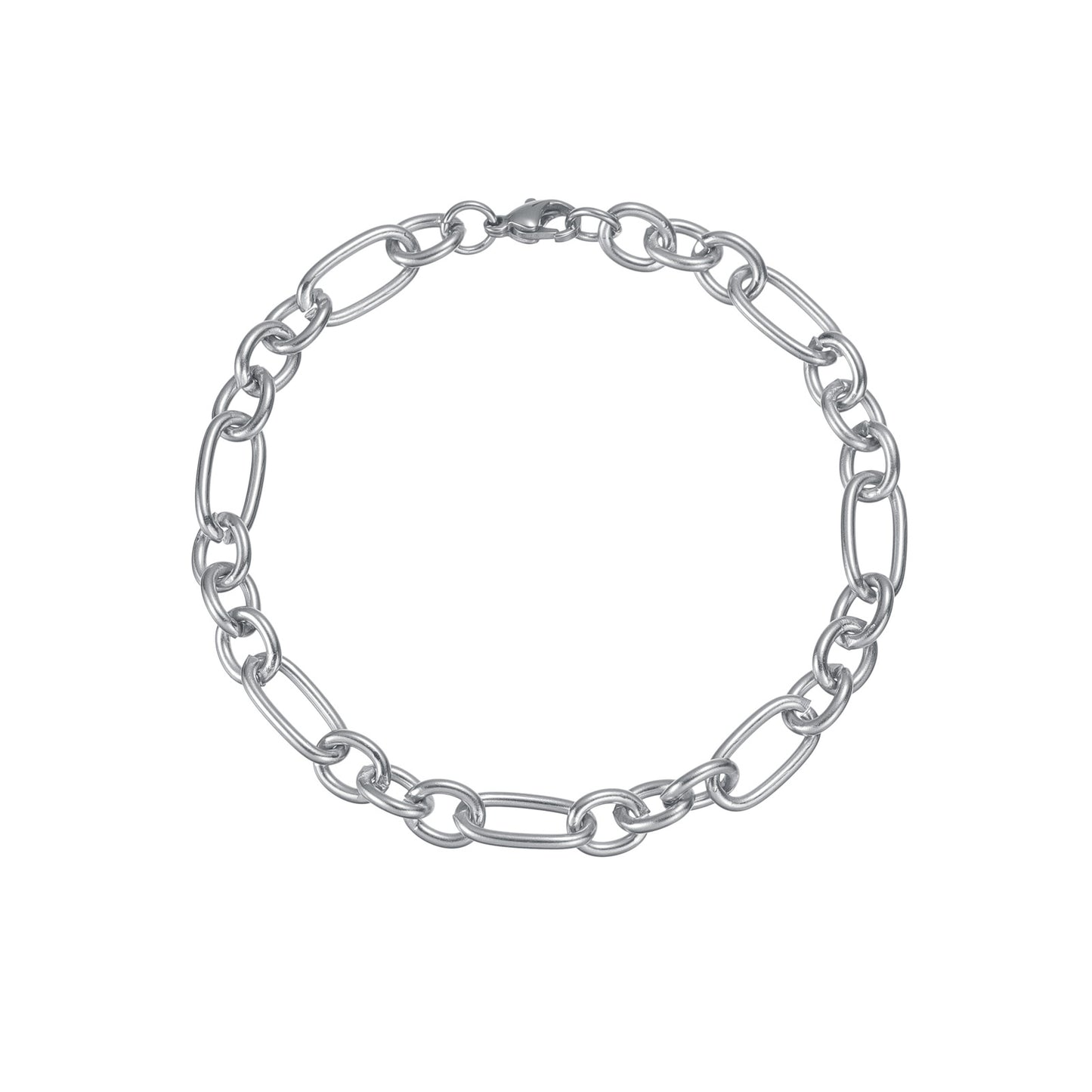 Stainless Steel Cuban Link Bracelet Durable Bold Hip Hop Punk Style Unisex Planderful Collection For Men And Women