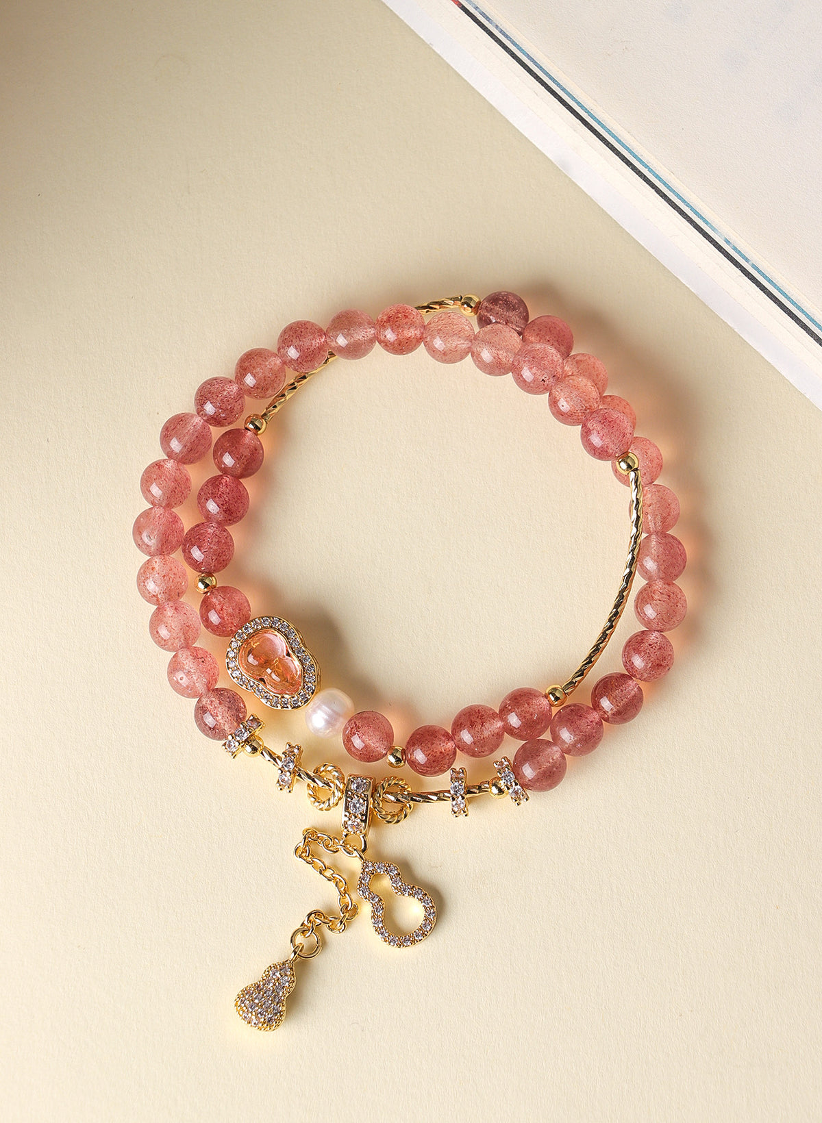 Freshwater Pearl Aquamarine Amethyst Bracelet