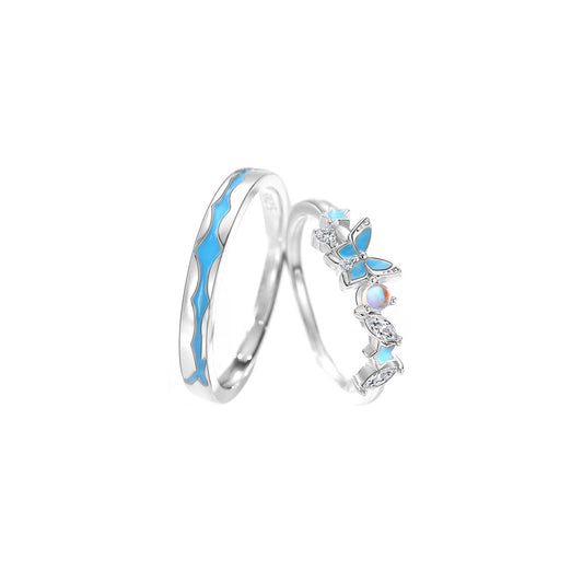 Cat Disc S925 Sterling Silver Ring