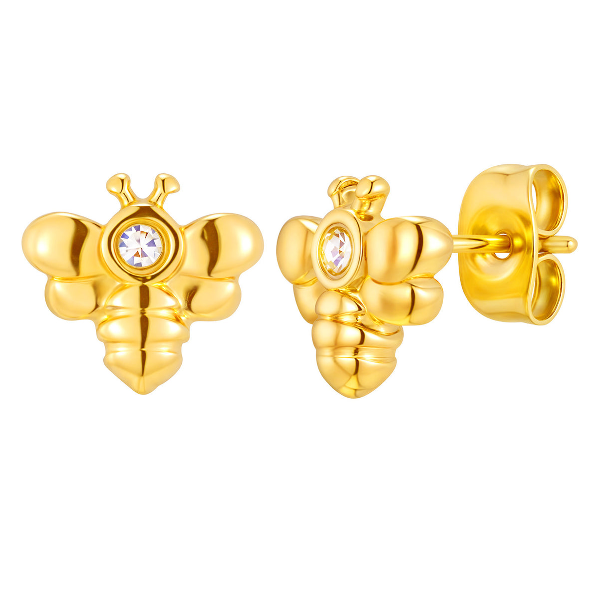 Minimalist Zircon Earrings — Pair
