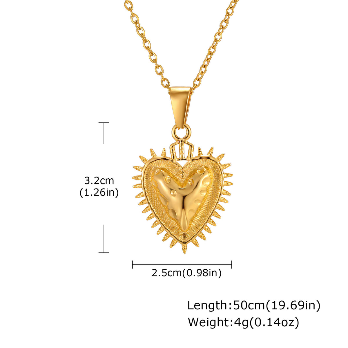 Heart Minimalist Stainless Steel Pendant