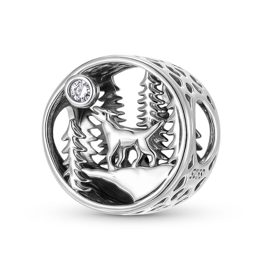 Planderful Jewelry Sterling Silver Beaded Pendant Bracelet With Oxidized Beads For DIY Jewelry