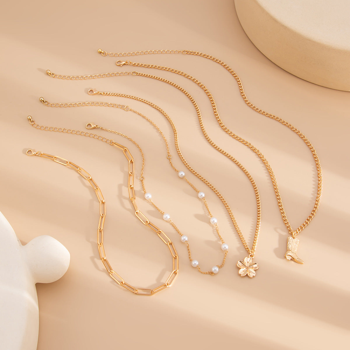 Planderful Vienna Verve Necklace – Elegant Multi-Layered Design