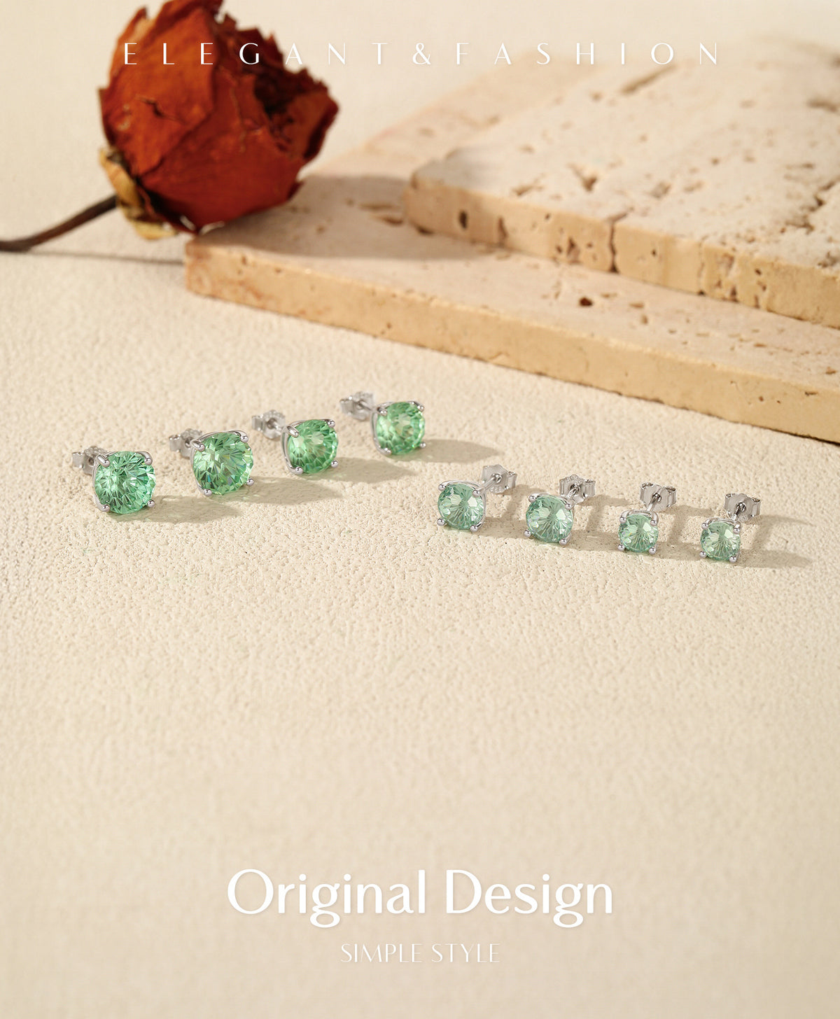 925 Sterling Silver Paraiba-Color Fireworks-Cut Earrings