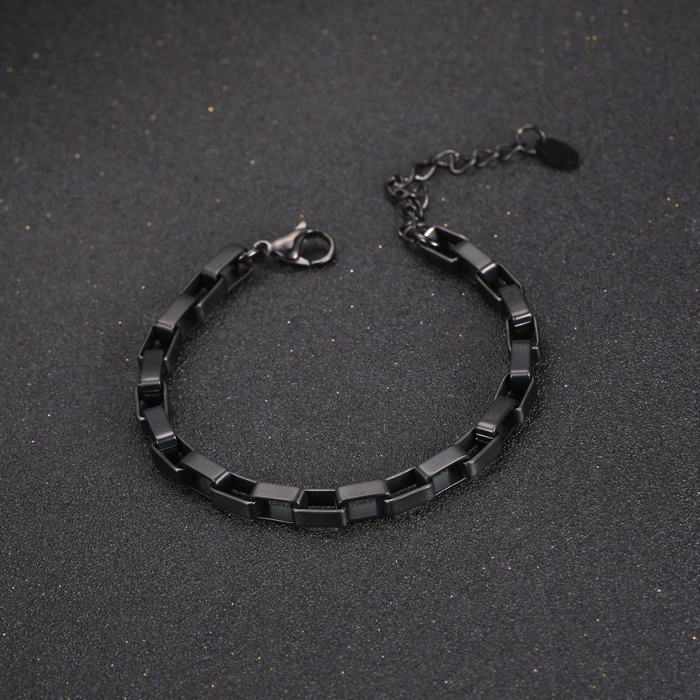 Cold Wind Bracelet – Titanium Steel Hip-Hop Bracelet – Men's