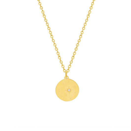 Geometric Mango Pearl Necklace - 18k Gold Plated Jewelry