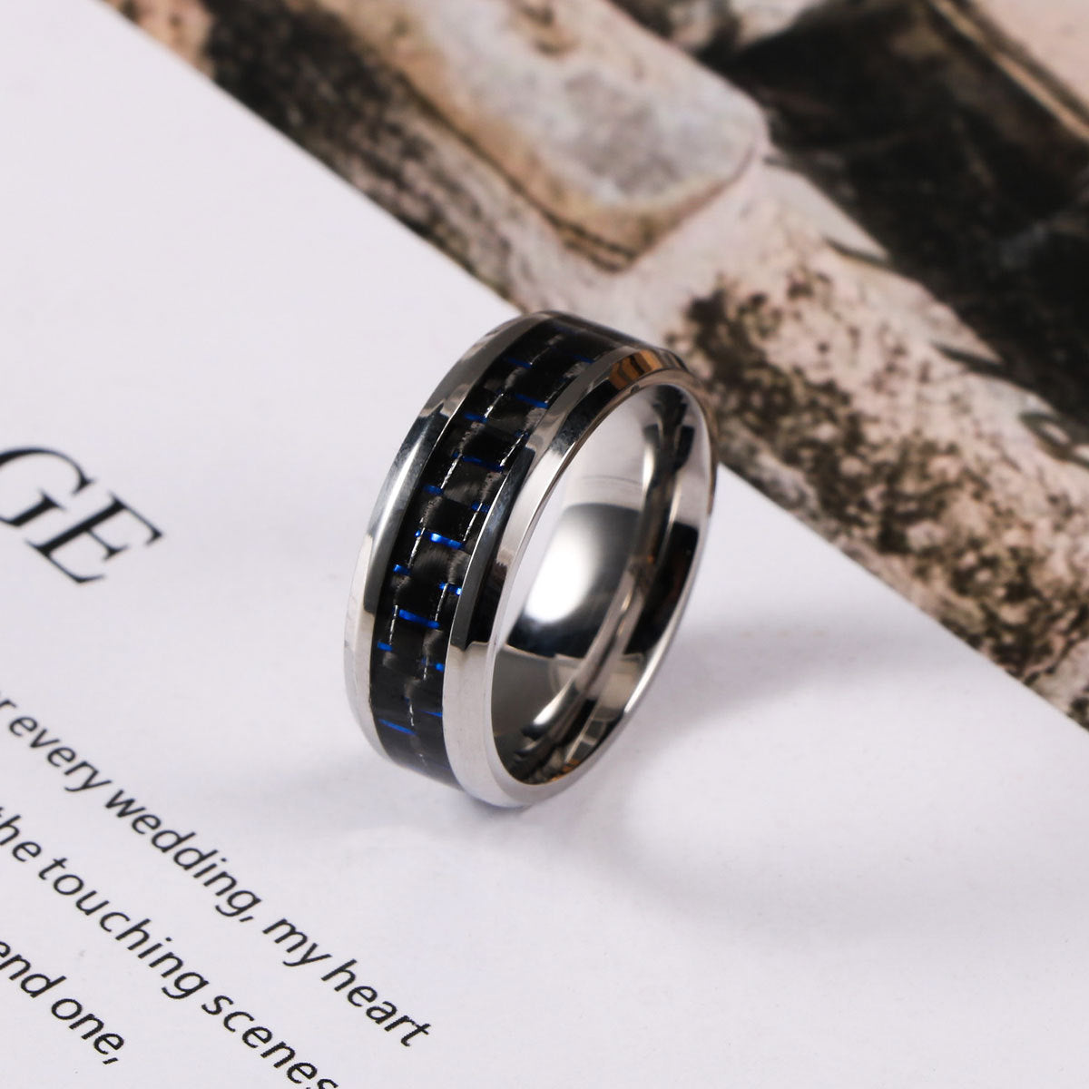 Drip Titanium Steel Stainless Steel Ring Men & Women Ring