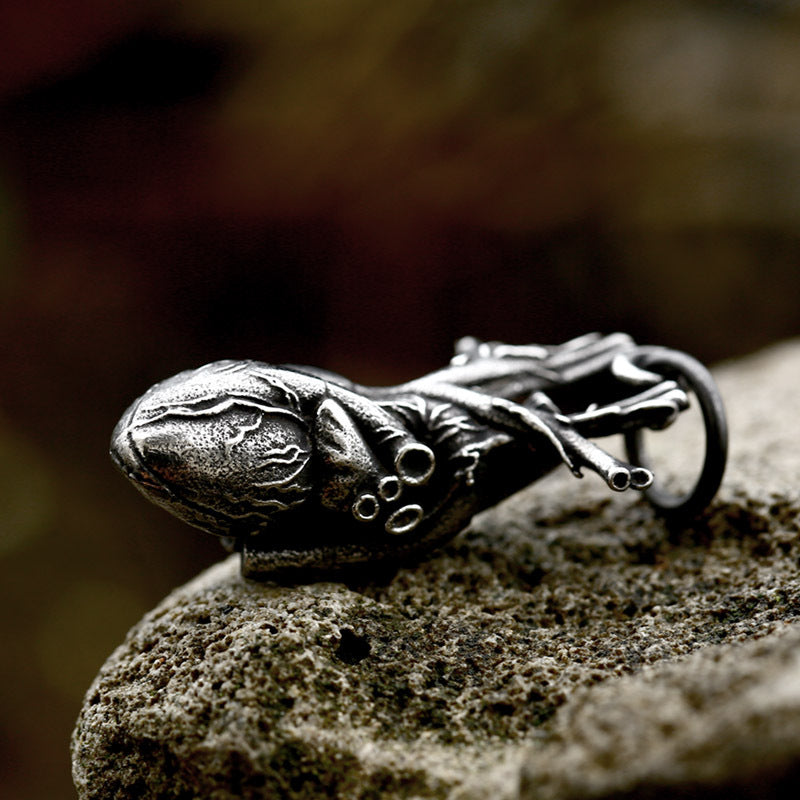 Retro Titanium Steel Men's Pendant - European and American Vintage Style Cross-Border Foreign Trade Accessories