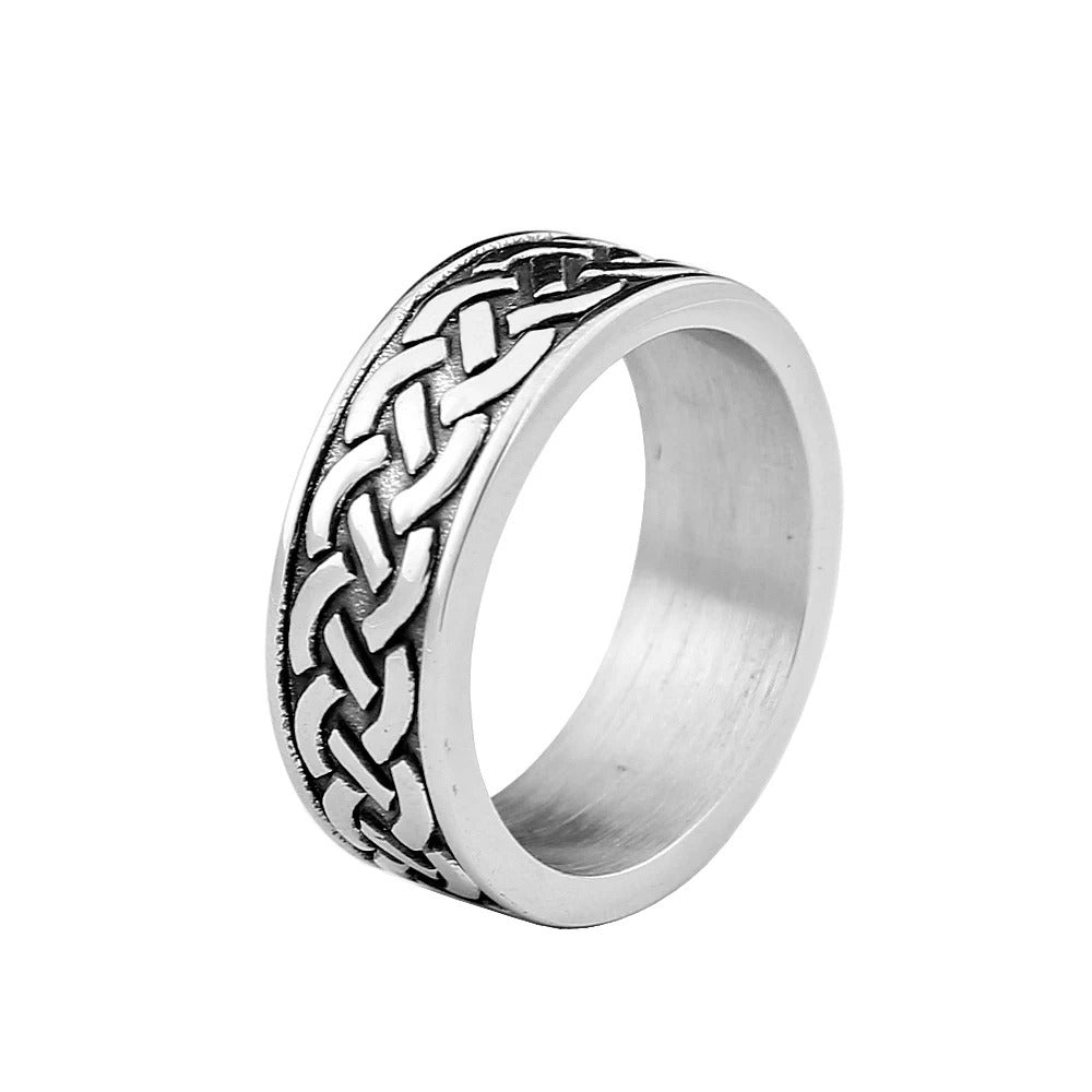 Punk Viking Stainless Steel Men's Ring